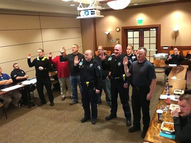 photo of new officers