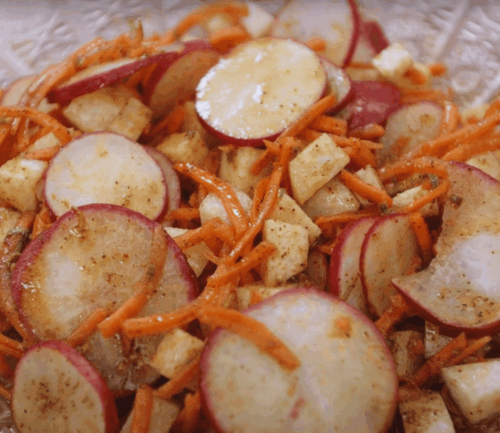 radish and jicama salad