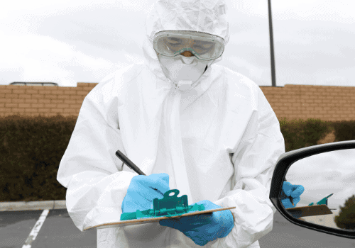 COVID-19 drive thru testing