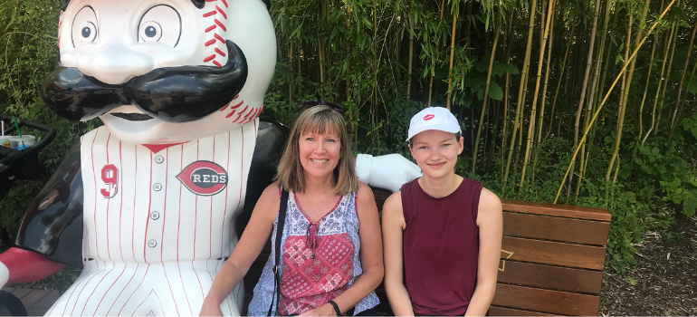 Carol Cooke with daughter