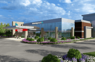 Rendering of the exterior of Kettering Health Springfield