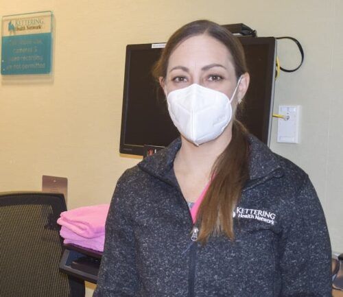 Dr. Musser looks into camera