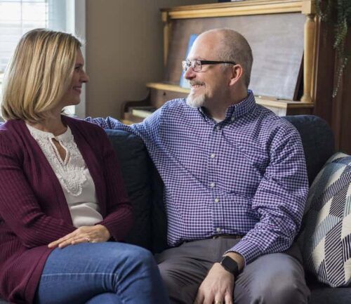 Michael McKay with his wife