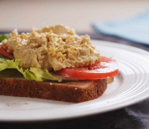 Eggless egg salad