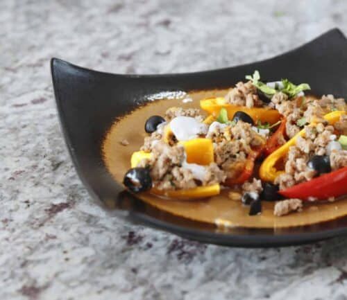 Loaded Bell Pepper Nachos