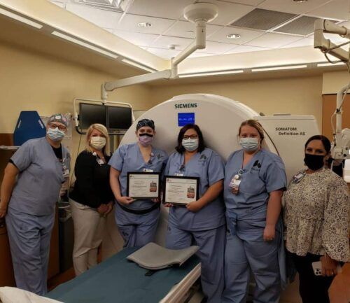 Kettering Health employees accept stroke award