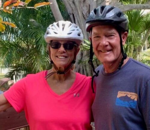 Eric Prindle and his wife, Kim.