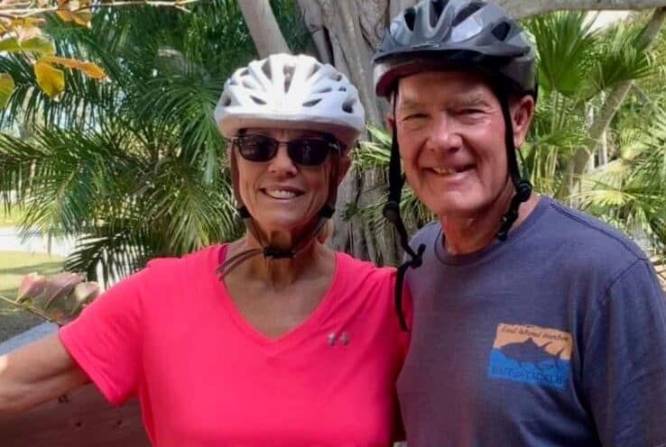 Eric Prindle and his wife, Kim.