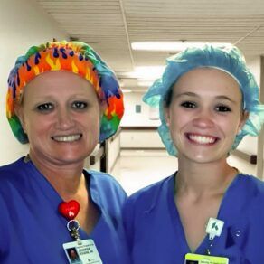 Jenny Rogers Nave with daughter Paige Rogers, BSN Cardio Stepdown, Cleveland Clinic Main Campus CC