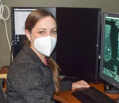 Dr. Musser looking into camera