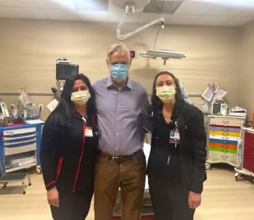 Steve Larger in Emergency Department