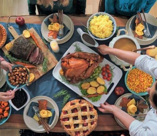 Holiday Dinner Table