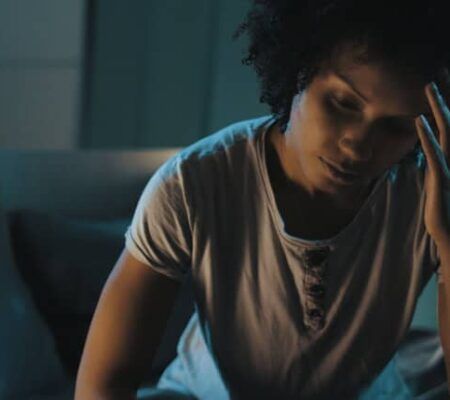 woman suffering from sleep deprivation