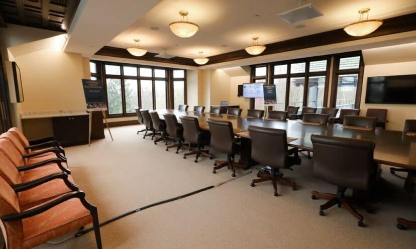 Board room at the Center for Clinical Innovation