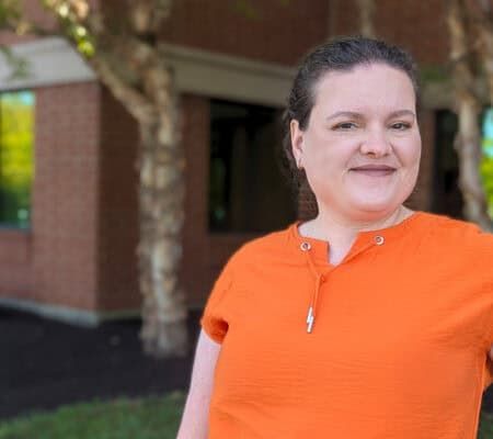 Dr. Kali Hollingsworth smiling outside