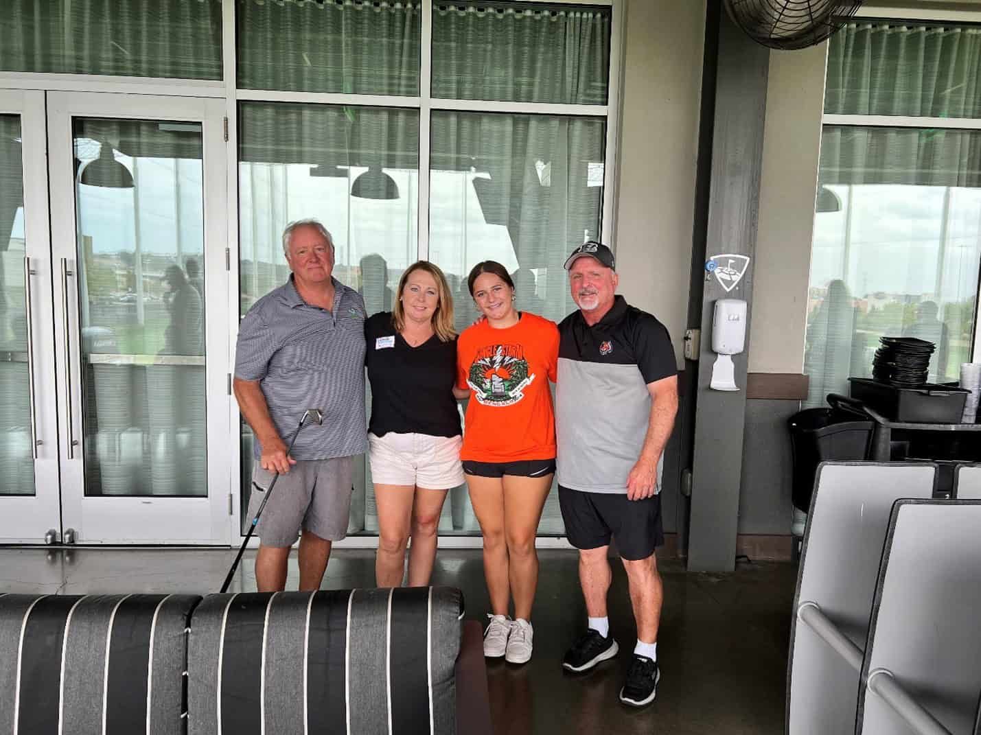 Cancer Survivors and Patients Spend Afternoon at Topgolf with Bengals
