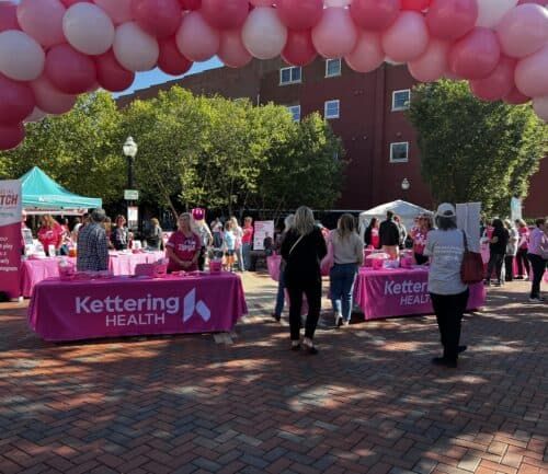 Pink Around the Square Breast Cancer Event