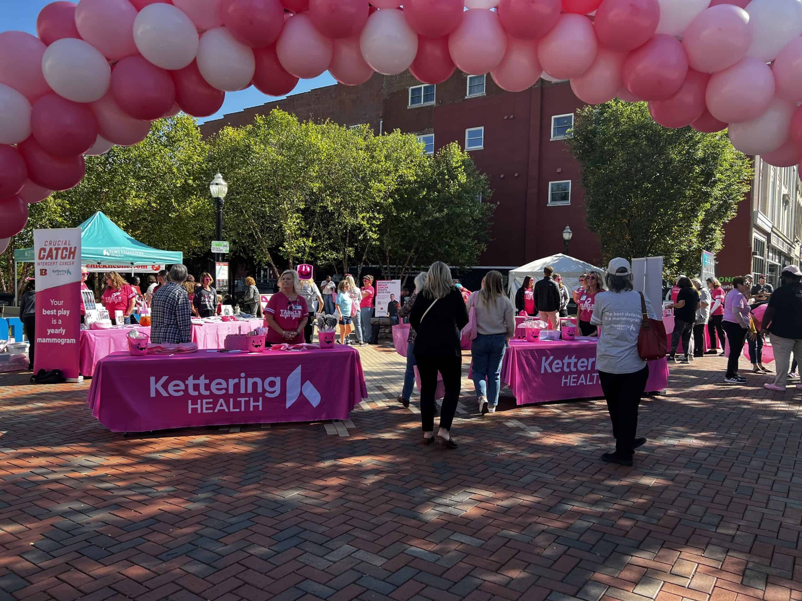 Pink Around the Square Breast Cancer Event