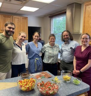 Rural Program for Soin Family Medicine Residency in kitchen