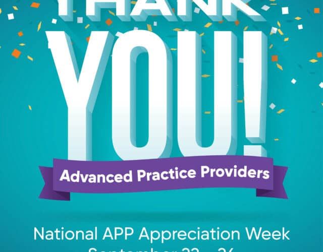 Thank you advanced practice providers