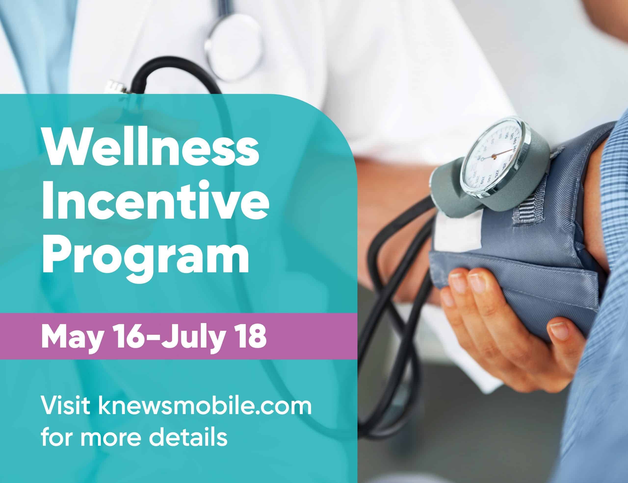 Healthcare provider taking patient's blood pressure during wellness screening appointment