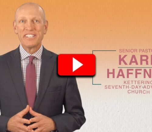 Senior Pastor Karl Haffner speaking in promotional video for Week of Renewal 2019