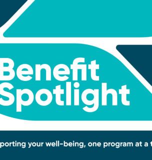 The Benefit Spotlight logo with tagline "Supporting your well-being, one program at a time"