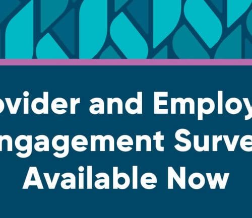 Kettering Health Provider and Employee Engagement Survey announcement banner in teal