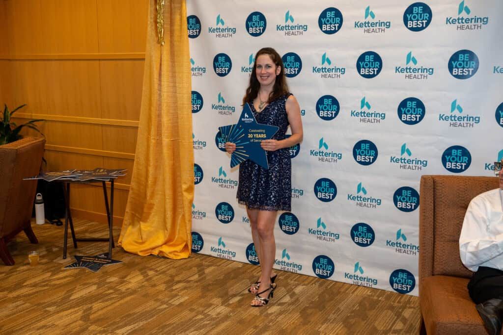 Attendees enjoying An Evening With Our Stars reception