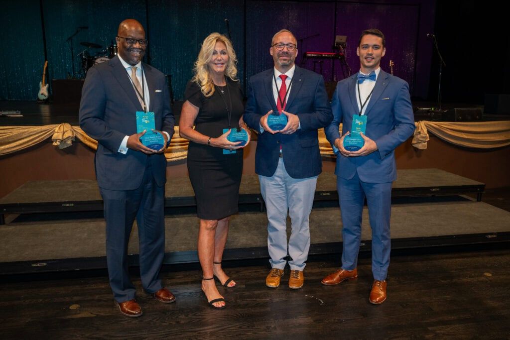 OHA Award nominees holding their awards