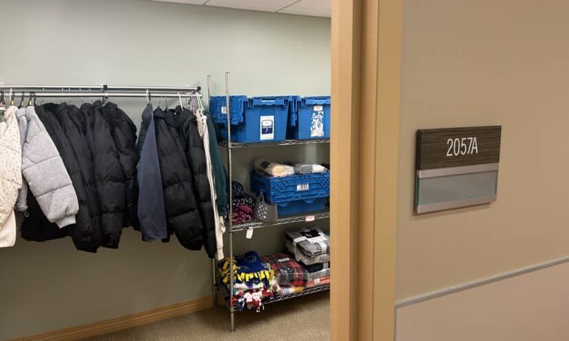 Coats for a Cure Care Closet at Soin Medical Center