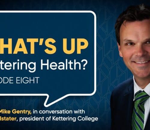 Professional headshot of Nate Brandstater for What's Up Kettering Health podcast episode eight