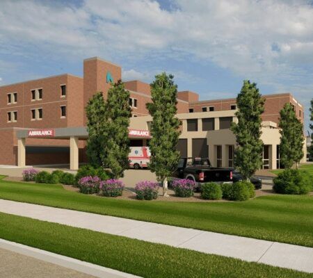 Kettering Health Greene Memorial Updated Exterior Rendering 1