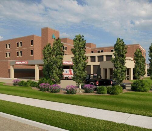 Kettering Health Greene Memorial Updated Exterior Rendering 1