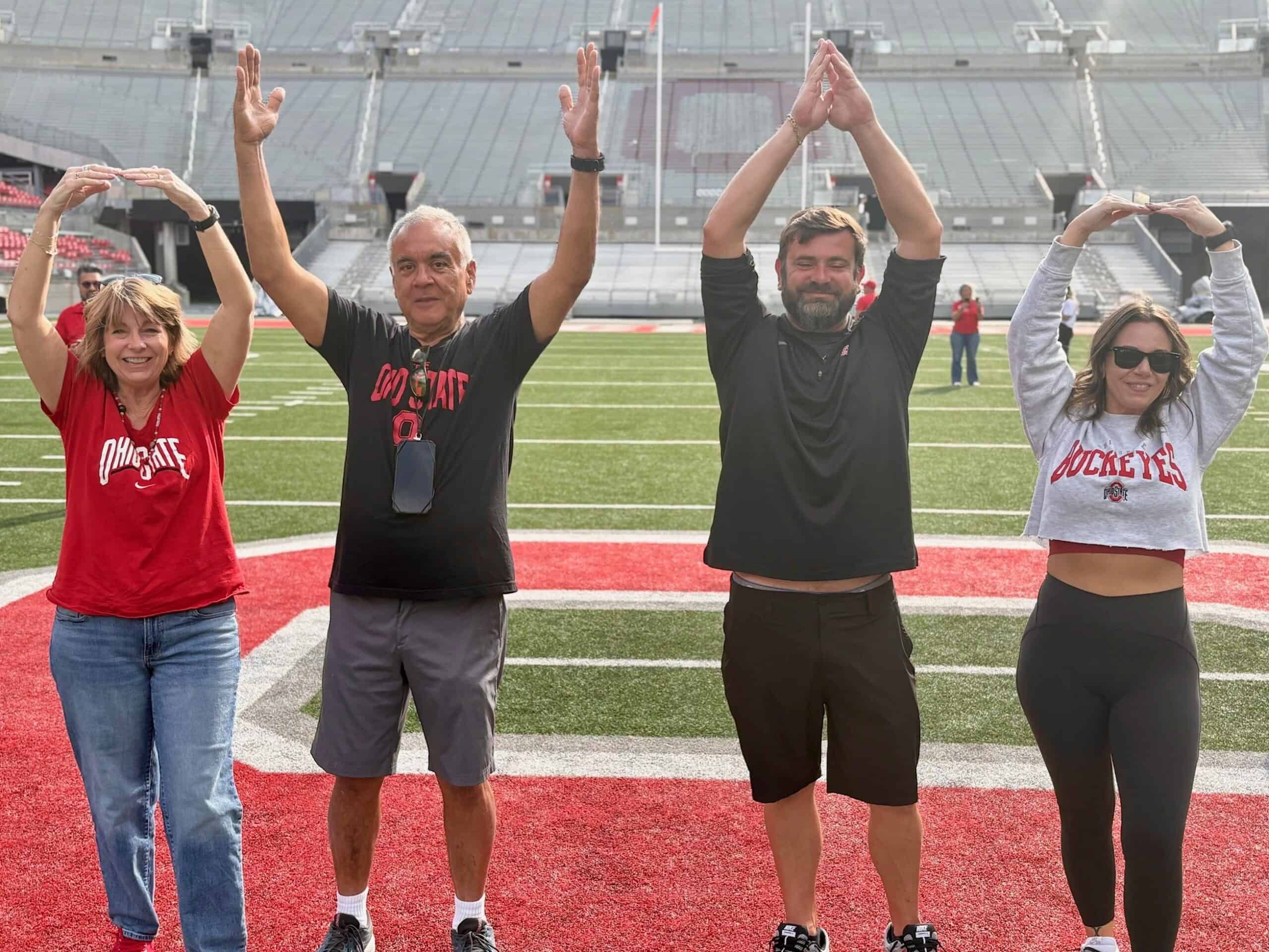 Steve Crank, and his family The Ohio State University