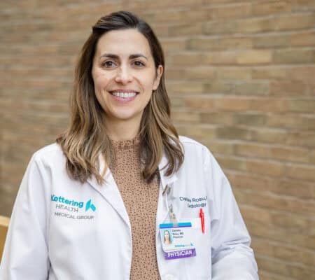 Dr. Daniela Rosu, cardiologist, smiling at camera