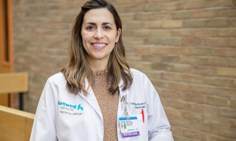 Dr. Daniela Rosu, cardiologist, smiling at camera