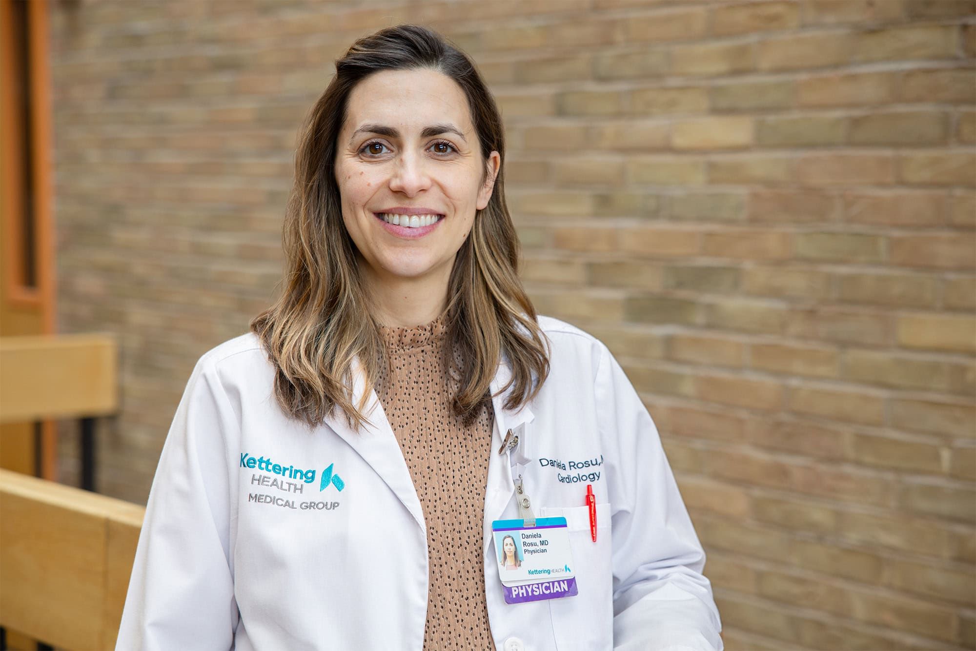 Dr. Daniela Rosu, cardiologist, smiling at camera