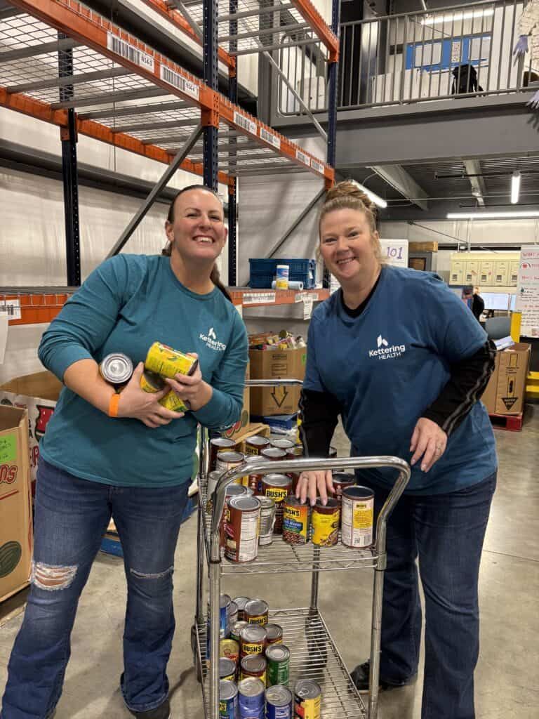 Kettering Health Float Pool Team at Dayton Foodbank