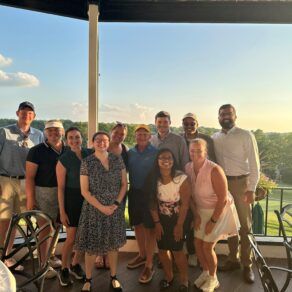 Team photo at Eagle Seekers golf outing