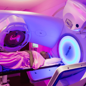 Oncology patient getting screening