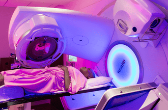 Oncology patient getting screening