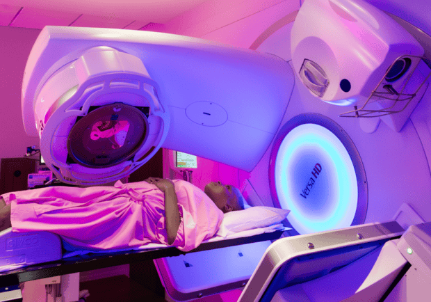 Oncology patient getting screening