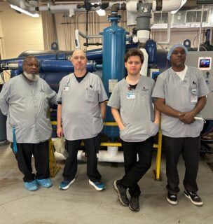 EVS staff at Kettering Health Main Campus