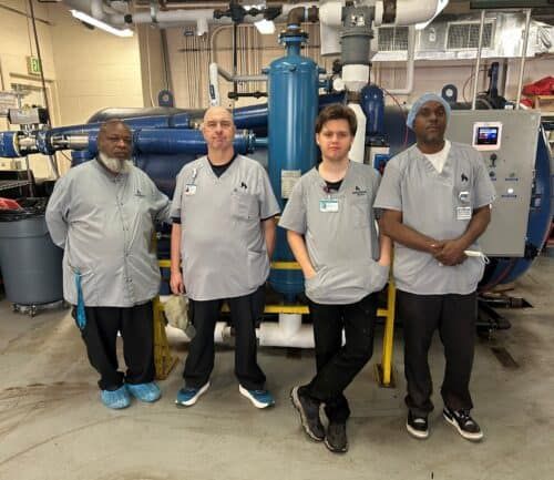EVS staff at Kettering Health Main Campus