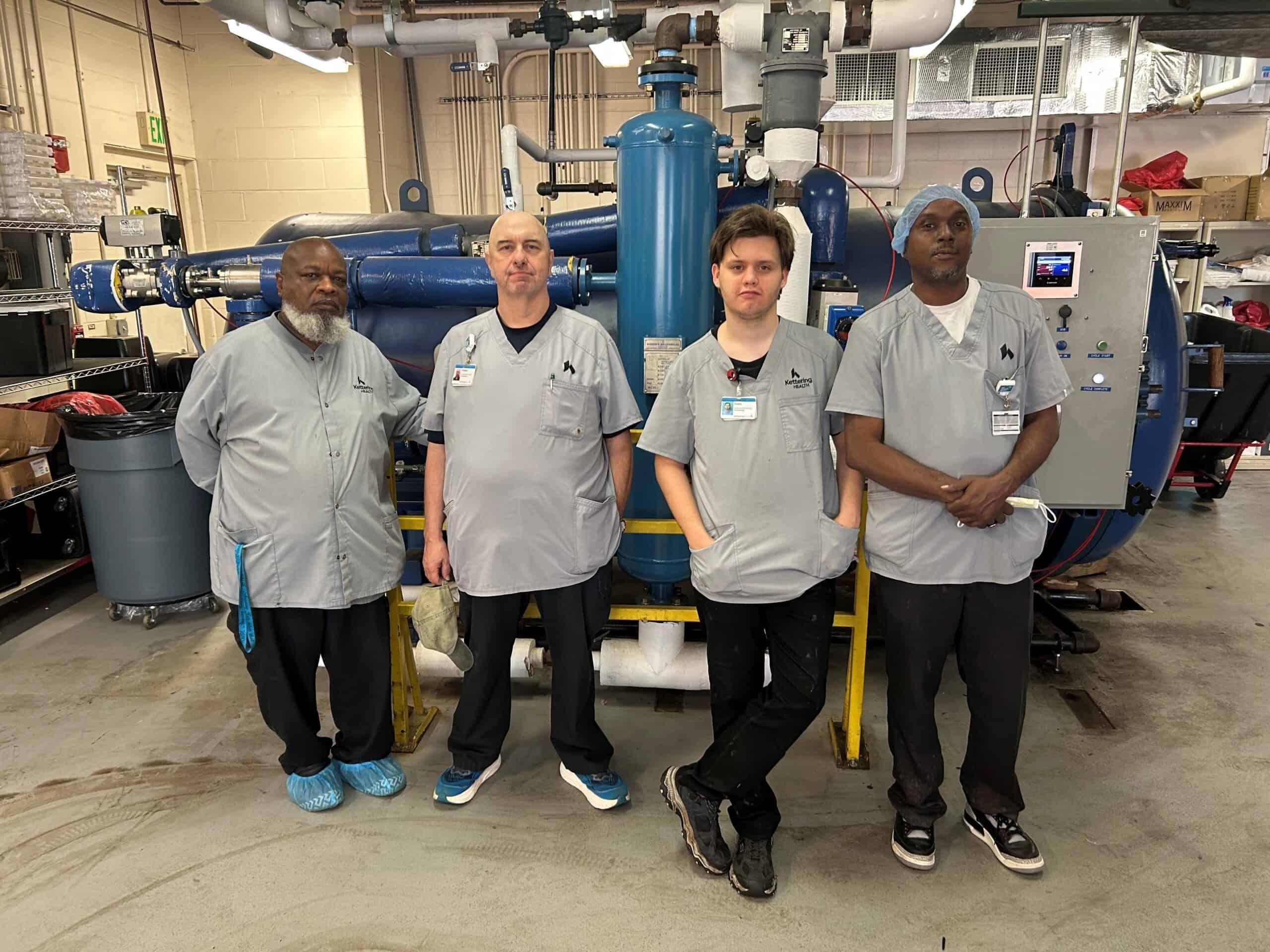 EVS staff at Kettering Health Main Campus