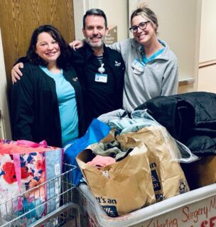 Coats for a Cure founders