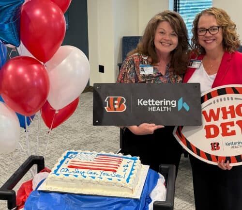 Kendra Wilson (left)