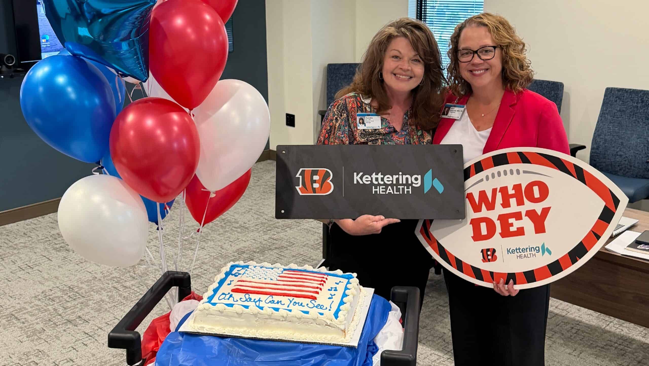 Kendra Wilson (left)