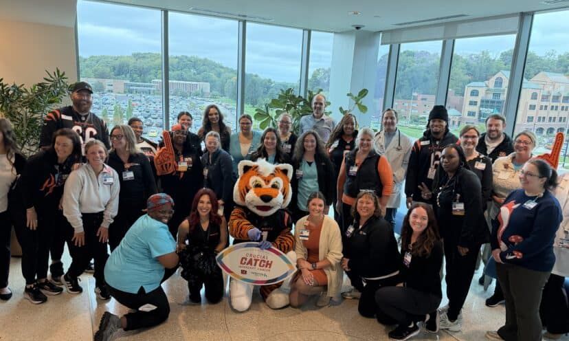 Bengals visit Kettering Health Main Campus Cancer Center